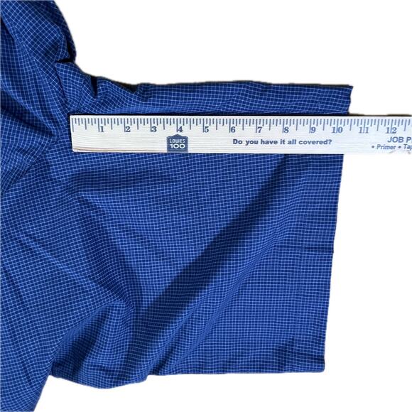 Callaway Golf Blue Micro Check Golf Shorts Men 36 Performance Casual Lightweight - Picture 7 of 7